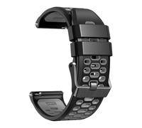 Correa deportiva de silicona bicolor de 24 mm, resistente al agua y al polvo, compatible con Garmin Venu X1(A)