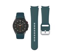 Correa deportiva de silicona con cresta para Samsung Galaxy Watch 4 Classic (46 mm y 42 mm) (azul estrella)
