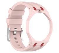 Correa deportiva de silicona para Swatch x Royal Pop, resistente a golpes, con carcasa integrada de PC, ajustable para reloj de bolsillo, pulsera modificada para hombres y mujeres