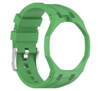 Correa deportiva de silicona para Swatch x Royal Pop, resistente a golpes, con carcasa integrada de PC, ajustable para reloj de bolsillo, pulsera modificada para hombres y mujeres