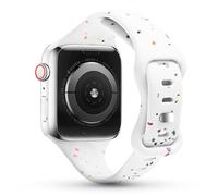 Correa deportiva delgada compatible con Apple Watch Band de 40 mm, 38 mm, 41 mm, para mujeres y niñas, correa de silicona reciclada para iWatch Series 10, 9, 8, 7, 6, SE, 5, Ultra, 4, 3, 2, 1, color