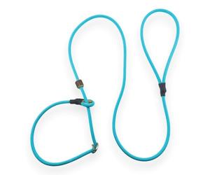 Correa Deslizante Biothane Neon Pro de Romney's - Correa deslizante ajustable impermeable hecha a mano en Alemania con tope de tracción, correa de entrenamiento y caza de neón ultraduradera 1.28m