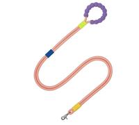 Correa Deslizante de Dos Cuerdas Unidas 1,4 m con Mango Acolchado espumaHebilla metálica Antienredos 360° Retriever Perros medianos a Grandes hasta (3-40kg)