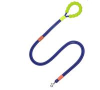 Correa Deslizante de Dos Cuerdas Unidas 1,4 m con Mango Acolchado espumaHebilla metálica Antienredos 360° Retriever Perros medianos a Grandes hasta (3-40kg)