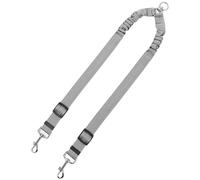 Correa doble para mascotas para 2 perros, cuerda de entrenamiento de nailon estable, clip de metal, correas con tiras reflectantes, correa de perro de doble cabeza