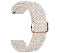 Correa elástica, 20 mm, de nailon, suave, elástica, para Garmin Vivoactive 5/Vivomove 3/Forerunner 245/645 Music (Z-Starlight)