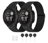 Correa elástica de nailon de 22 mm compatible con correas de reloj Garmin Instinct, correa de repuesto de nailon suave de 22 mm para Garmin Instinct 2 / Instinct Esports / Solar / Tactical (paquete de