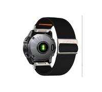 Correa elástica de nailon para reloj Garmin Descent MK3i Black 26mm