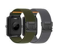Correa elástica de nailon para Samsung Galaxy Watch 7/6/5/4 40 mm 44 mm/Watch 6 Classic pulsera 47 mm 43 mm/4 Classic Band 46 mm 42 mm/5 Pro 45 mm/FE Hombre/Mujer, Un Clic Sin Gap Sport Loop Pulseras
