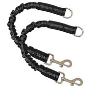 Correa elástica para Entrenamiento de Perros, Amortiguador de Nailon Extensible, 2 uds., para Correr, Caminar, Mascota