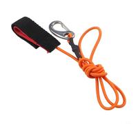 Correa elástica para kayak y canoa con gancho de acero inoxidable a prueba de óxido para aventuras al aire libre (naranja)