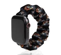 Correa elástica para reloj DJ Beagle Dog compatible con IWatch, divertidas correas de reloj inteligente para hombres y mujeres, 38 mm/40 mm, 42 mm/44 mm, 42mm/44mm, Poliéster, No es una piedra
