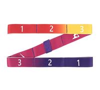 Correa elástica para yoga, práctica correa de tracción múltiple, banda elástica para fitness, ejercicio, resistencia, estiramiento, múltiples bucles, estiramiento elástico, práctico tirón