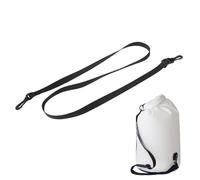 Correa elástica - Reemplazo de nailon ajustable de 120 cm, arnés con clip giratorio | Mochila de viaje Accesorio de transporte al hombro Senderismo al aire libre Supervivencia Negro