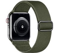 Correa elástica Solo Loop compatible con Apple Watch de 1.61 pulgadas para mujer, 1.73 pulgadas, 1.57 pulgadas, 1.77 pulgadas, 1.49 pulgadas, 1.65 pulgadas, hombres, correa deportiva trenzada elástica