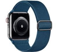 Correa elástica Solo Loop compatible con Apple Watch de 45 mm, 44 mm, 40 mm, 41 mm, 49 mm, 38 mm, 42 mm, para hombres y mujeres, correa deportiva elástica trenzada de nailon suave para iWatch Ultra 2