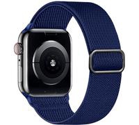 Correa elástica Solo Loop compatible con Apple Watch Se de 2ª generación de 40 mm, 41 mm, 38 mm, 44 mm, 45 mm, 49 mm, 42 mm, correa deportiva trenzada elástica de nailon suave para iWatch Series 9, 8,