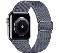 Correa elástica Solo Loop compatible con Apple Watch Se de 40 mm, 40 mm, 41 mm, 38 mm, 44 mm, 45 mm, 49 mm, 42 mm, correa deportiva ajustable de nailon suave para iWatch Series 9, 8, 7, 6, 5, 4, 3, 2,