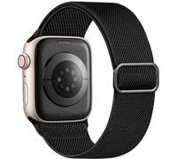 Correa elástica Solo Loop compatible con correas de Apple Watch para mujeres de 1.57, 1.61, 1.49, 1.49, 1.49, 1.65 pulgadas, 1.57 pulgadas, 1.65 pulgadas, para hombre, correa deportiva trenzada