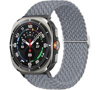 Correa elástica trenzada para Samsung Galaxy Watch Ultra de 47 mm, correa deportiva de nailon transpirable ajustable para Samsung Galaxy Watch 7 Ultra Band de 47 mm