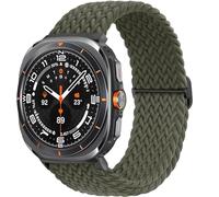 Correa elástica trenzada para Samsung Galaxy Watch Ultra de 47 mm, correa deportiva de nailon transpirable ajustable para Samsung Galaxy Watch 7 Ultra Band de 47 mm