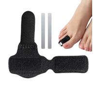 Correa en la punta | Férula transpirable para dedos rotos, bandas portátiles para dedos de los pies, férula acolchada para dedos rotos para alinear los dedos de los pies, dedos rizados, dedos doblados
