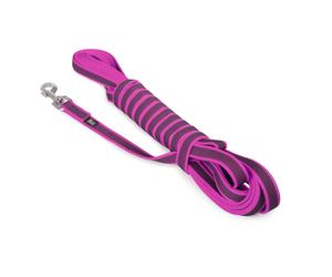 Correa engomada 20mmx3 m Rosa con asa