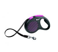 Correa Enrollable Flexi Diseño M/L Rosa 5 Metros