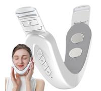 Correa facial en V - dispositivo de elevación facial eléctrico, reductor de adelgazamiento de barbilla, máquina elevadora ajustable, diseño portátil | Rutina de mejora del contorno de la mandíbula