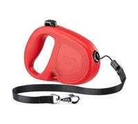 Ferplast Correa retráctil para Perros medianos Flippy One Cord S, Cuerda Extensible 4,5 m, máx 12 kg, Rojo