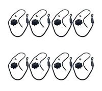 Correa Fijación Tapa Maletero Compatible Con VW Para Golf MK6 R20 Correas Estante Coche Cordón Sujeción Bola Cordón Puerta Trasera Vehículo Tapa Bandeja Maletero Eslinga(8pc)