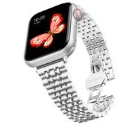 Correa fina Baozai compatible con Apple Watch Band 41 mm 40 mm 38 mm para mujer