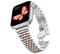 Correa fina Baozai compatible con Apple Watch de 49 mm, 45 mm, 44 mm y 42 mm
