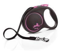 Correa Flexi New Classic M Cinta 5M ROSA - Para Perros de Hasta 25 Kg