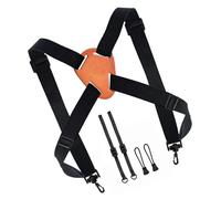 Correa flexible para cámara, ergonómica, para amantes del aire libre, correa de pecho, arnés binocular de liberación rápida para hombres y mujeres