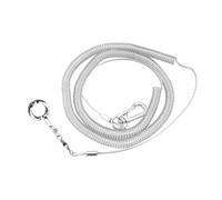Correa flexible para pájaros de 3 metros con anillo para patas (4,5-7,5 mm de diámetro interior), cuerda para entrenamiento de vuelo al aire libre,6.5mm