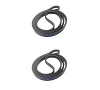 Correa For Lavadora 4EPJ1238, Compatible Con Whirlpool, Compatible Con Bauknecht, 461971410191 1577579 1238PJ 4EL 4PJE1238(2pcs4EPJ1238)