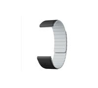 Correa Garmin Fenix, Correa de reloj Garmin de silicona magnética compatible con Fenix 8/7/6/5 Black+Grey 22 mm