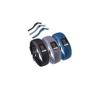 Correa HUABAO compatible con Garmin Vivofit 4. Correa deportiva de silicona ajustable de repuesto para reloj inteligente Garmin Vivofit 4 (negro,