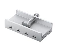 Correa HUB USB 3.2 de 4 Puertos, Adaptador Divisor USB 3.2 de Aluminio, Concentrador Múltiple con Clip, Accesorios para PC de 10 G, B