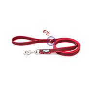 Correa IDC Color & Gray con asa y anillo en D, 20 mm x 1,8 m, Rojo-Gris