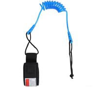 Correa impermeable de TPU para tabla de surf de 5 mm de grosor con cordón elástico para esquí acuático y control de tabla de surf (B)