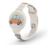 Correa Impermeable para AirTag, Pulsera de Silicona para Niños, Funda de Correa de Rastreador GPS Antipérdida, Funda Protectora Ajustable Antipérdida (No Incluye AirTag)