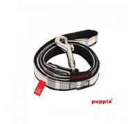 Puppia Auténtica Correa Junior, tamaño Mediano, Color Negro