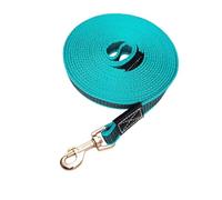 Correa larga para perro, cuerda de remolque, correa de entrenamiento para caminar, correas resistentes y antideslizantes, accesorios de tracción para mascotas (azul, 300 x 2 cm)