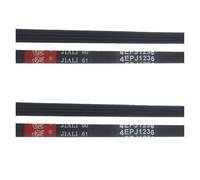 Correa Lavadora 4PJE1236, Compatible Con TEKA, Compatible Con TELEFUNKEN, 461975021821, No Es Fácil De Romper(2pcs 4PJE1236)