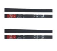 Correa Lavadora 4PJE1236, Compatible Con WHIRPOOL, Compatible Con Piezas De Lavadora BAUKNECHT, 461975021821(2pcs4PJE1236)