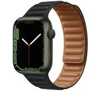 Correa Leather Link para Apple Watch | 44/45/46/49 mm - Talla M/L - Midnight