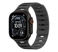 Correa magnética de silicona para Apple Watch de 49 mm, 46 mm, 45 mm, 44 mm, 42 mm, 41 mm, 40 mm, 38 mm, correa de goma impermeable con imán deportivo para iWatch Ultra SE 3/2/1 Series 11 10 9 8 7 6 5