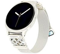 Correa magnética para Galaxy Watch 8 / Watch 8 Classic, pulsera de metal milanés delgada elegante para Samsung Watch Band para mujer, Starlight Sport Mesh Loop Bling pulsera de 40 mm, 44 mm, 46 mm